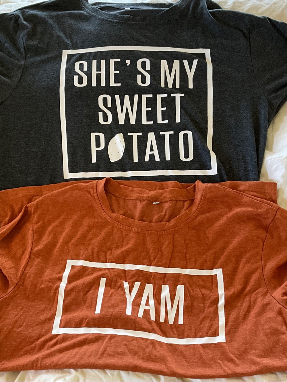 Adult matching set puns Graphic Tees